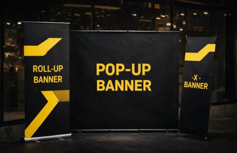 Roll Up · Pop Up · X-Banner